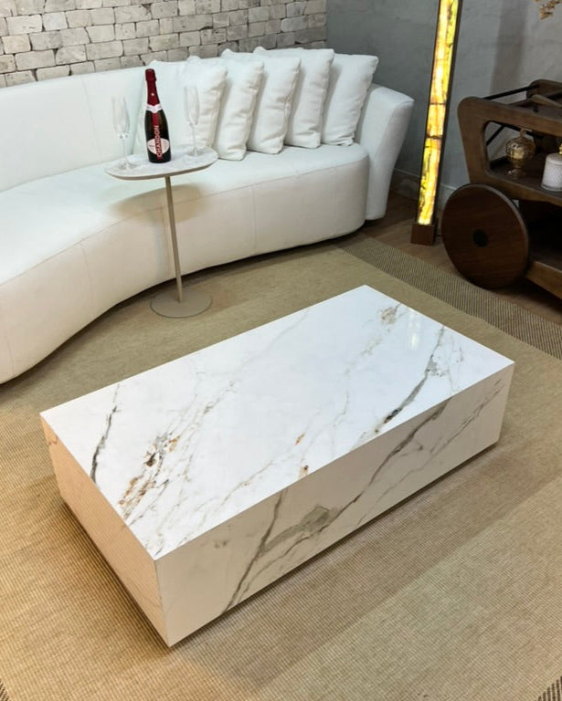 Mesa de Centro Rocca Porcelanato Calacatta