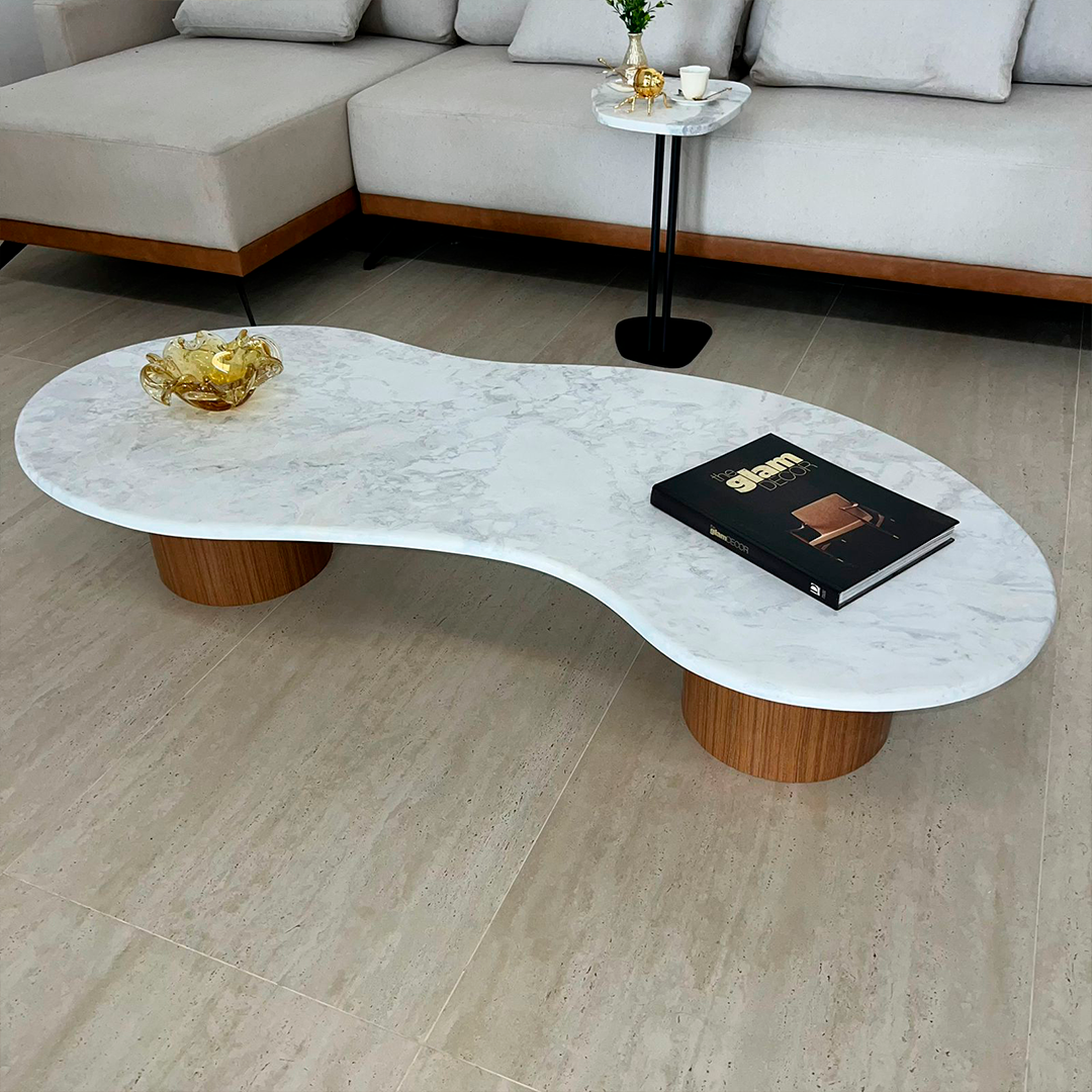 Mesa de Centro Sonatta Mármore Calacatta