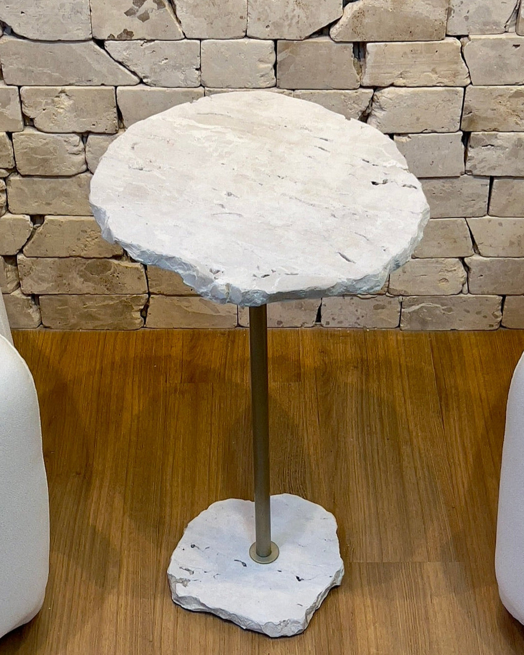 Mesa Orgânica Mármore Cappuccino