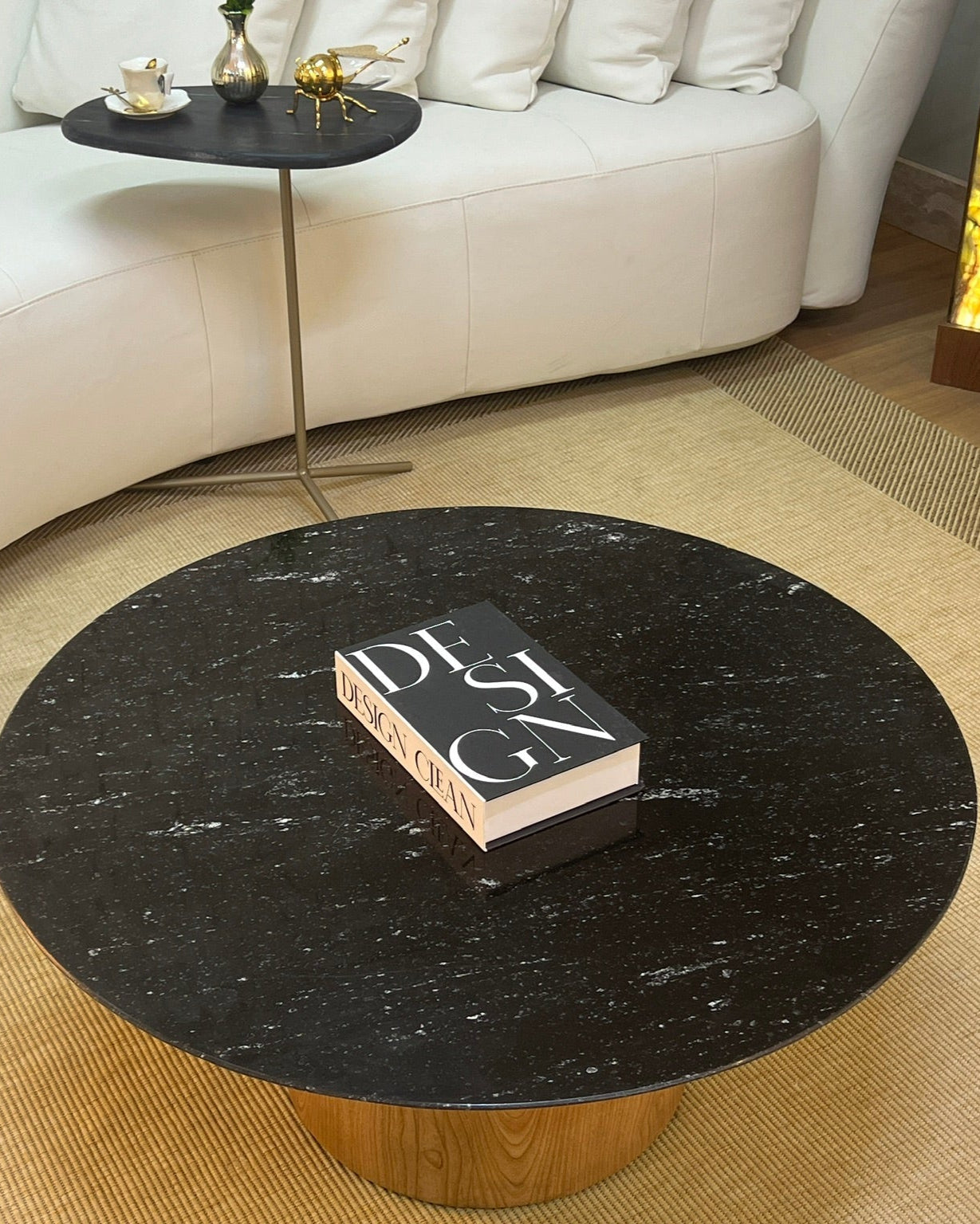 Mesa de Centro Malbec Slim Granito Black Star