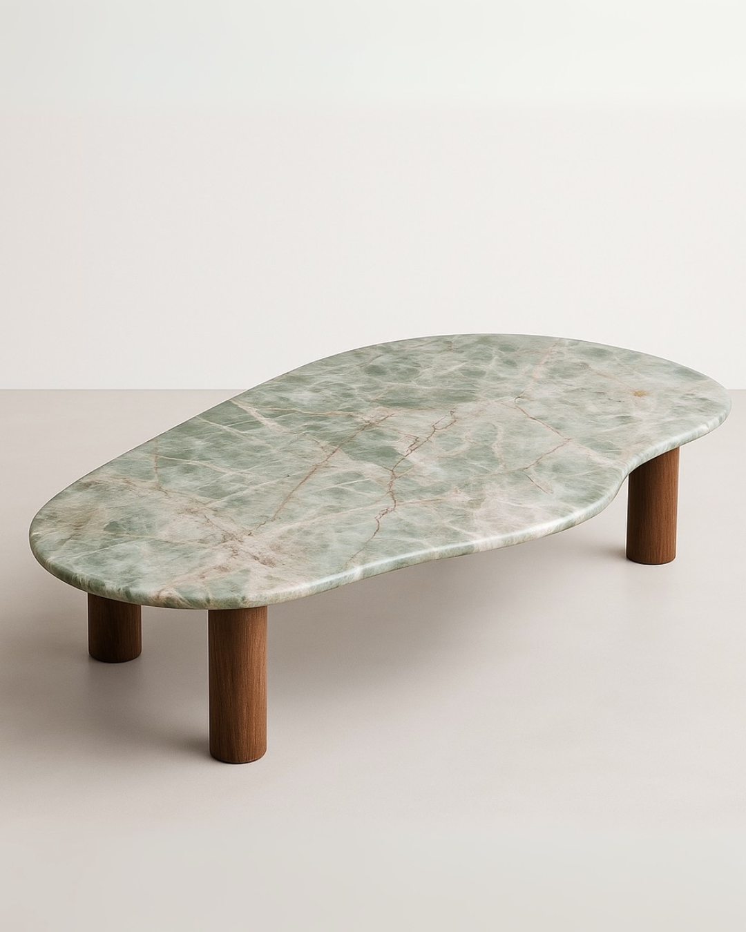 Mesa de Centro Dunas Quartzito Verde Esmeralda