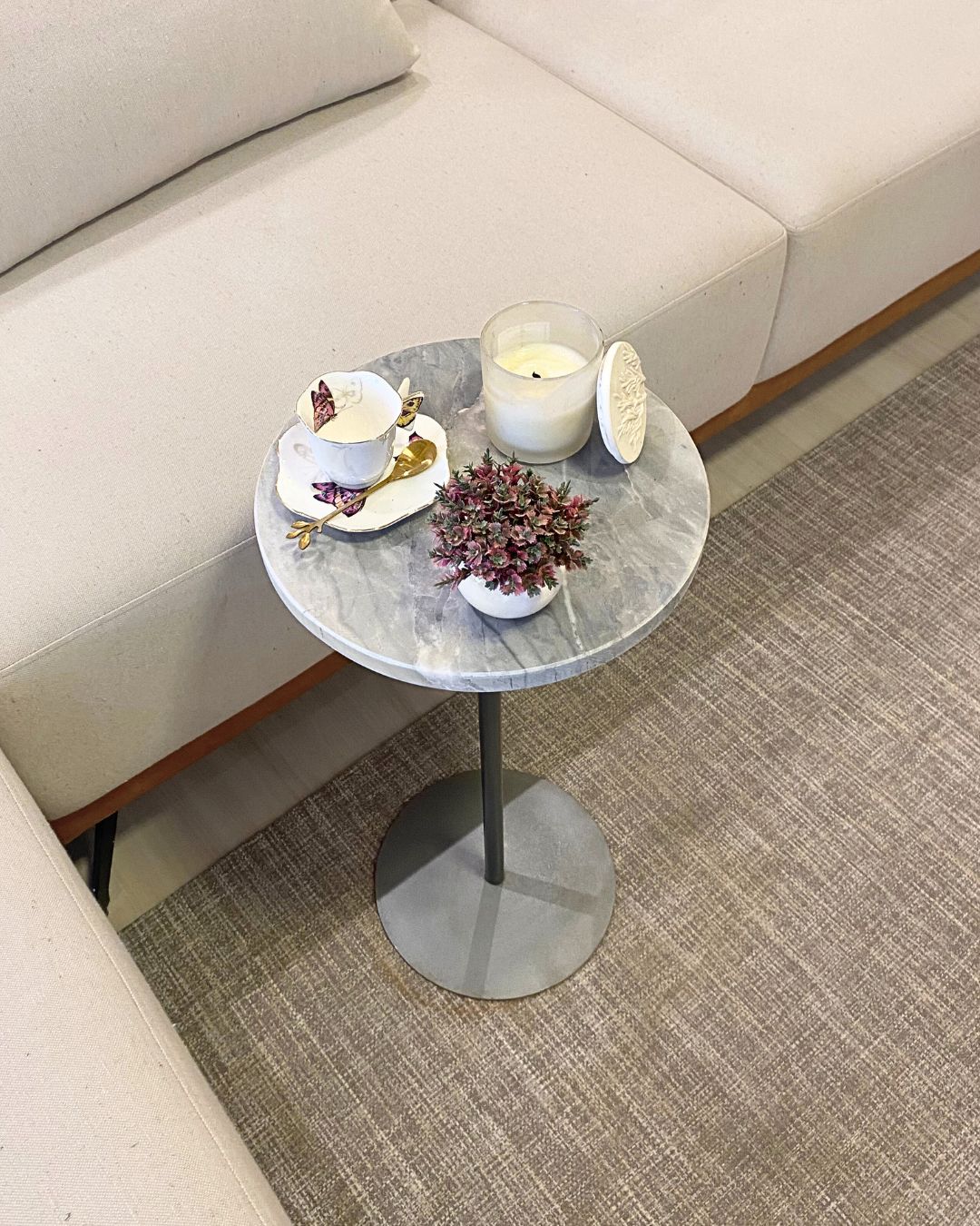 Mesa Zera Mármore Grigio Vulcano