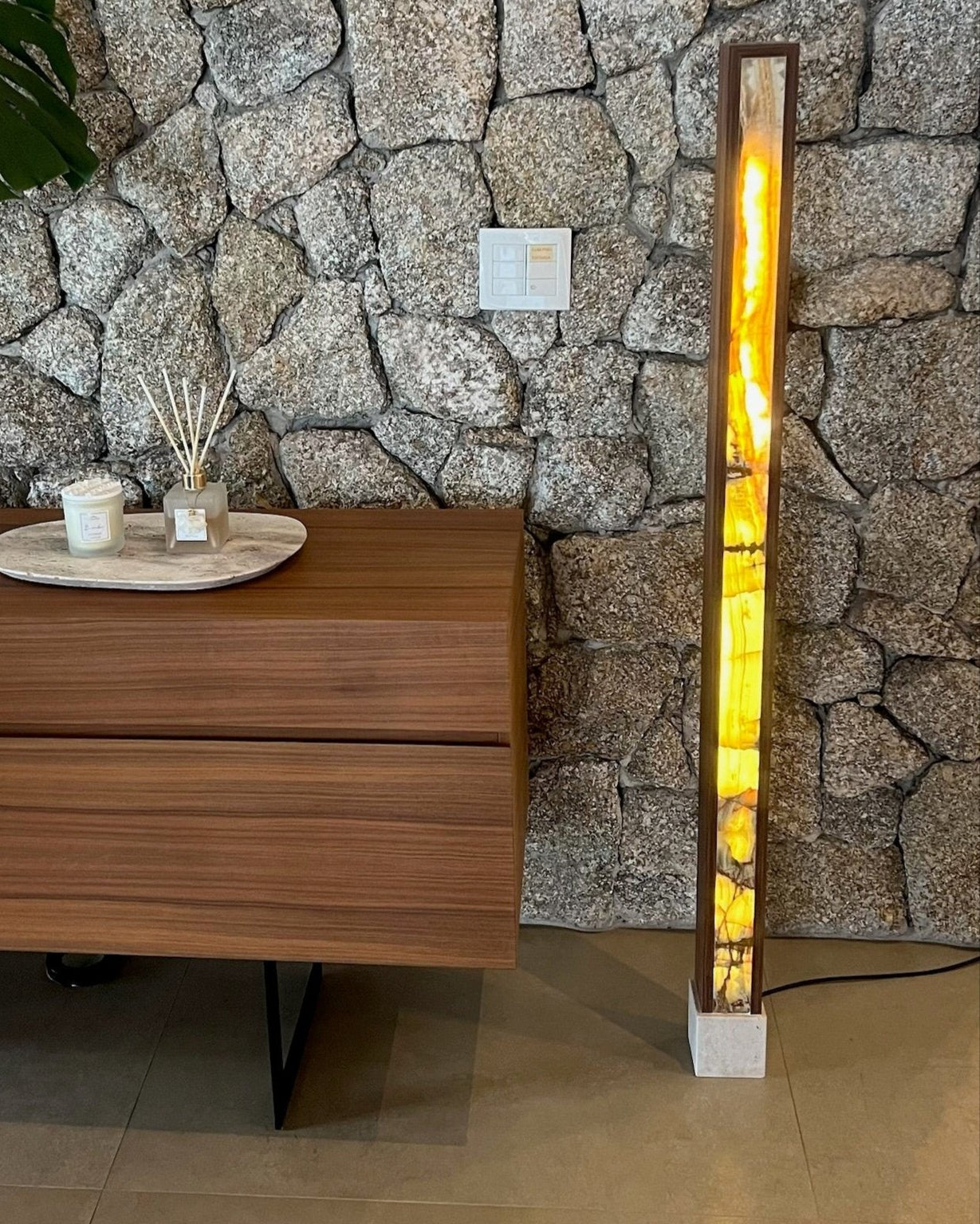 Luminária Ônix Paquistanês