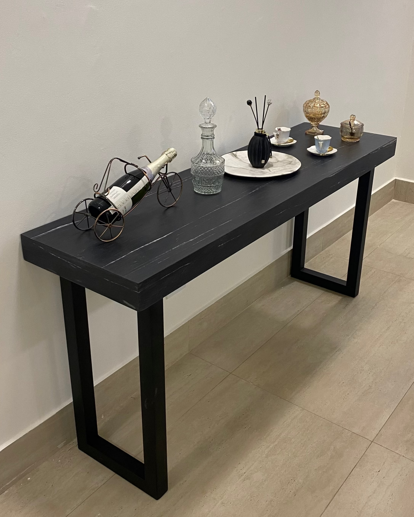 Aparador / Buffet Sierra di Marmo Mármore Nero Striatto