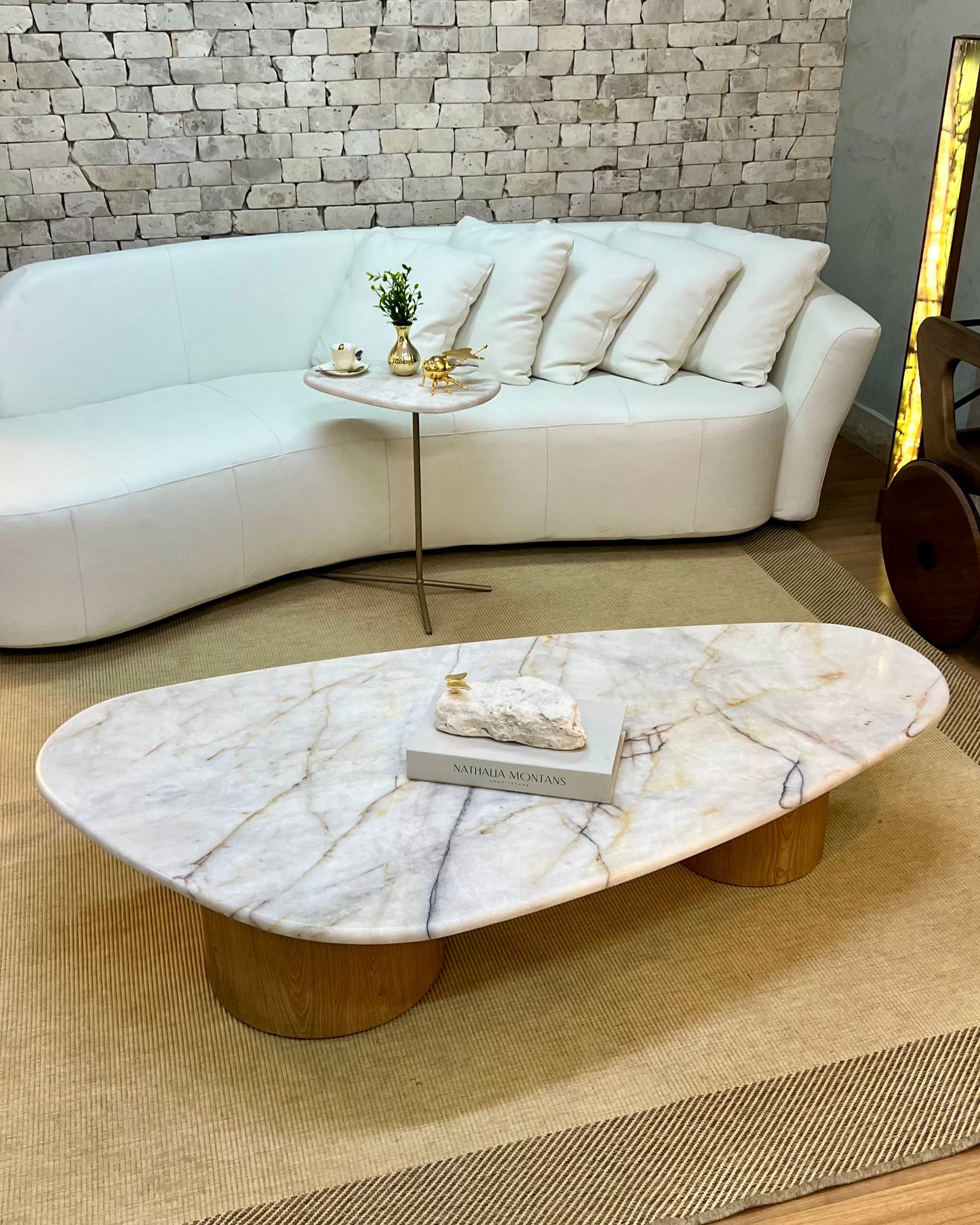 Mesa de Centro Itália Quartizito Crystallus