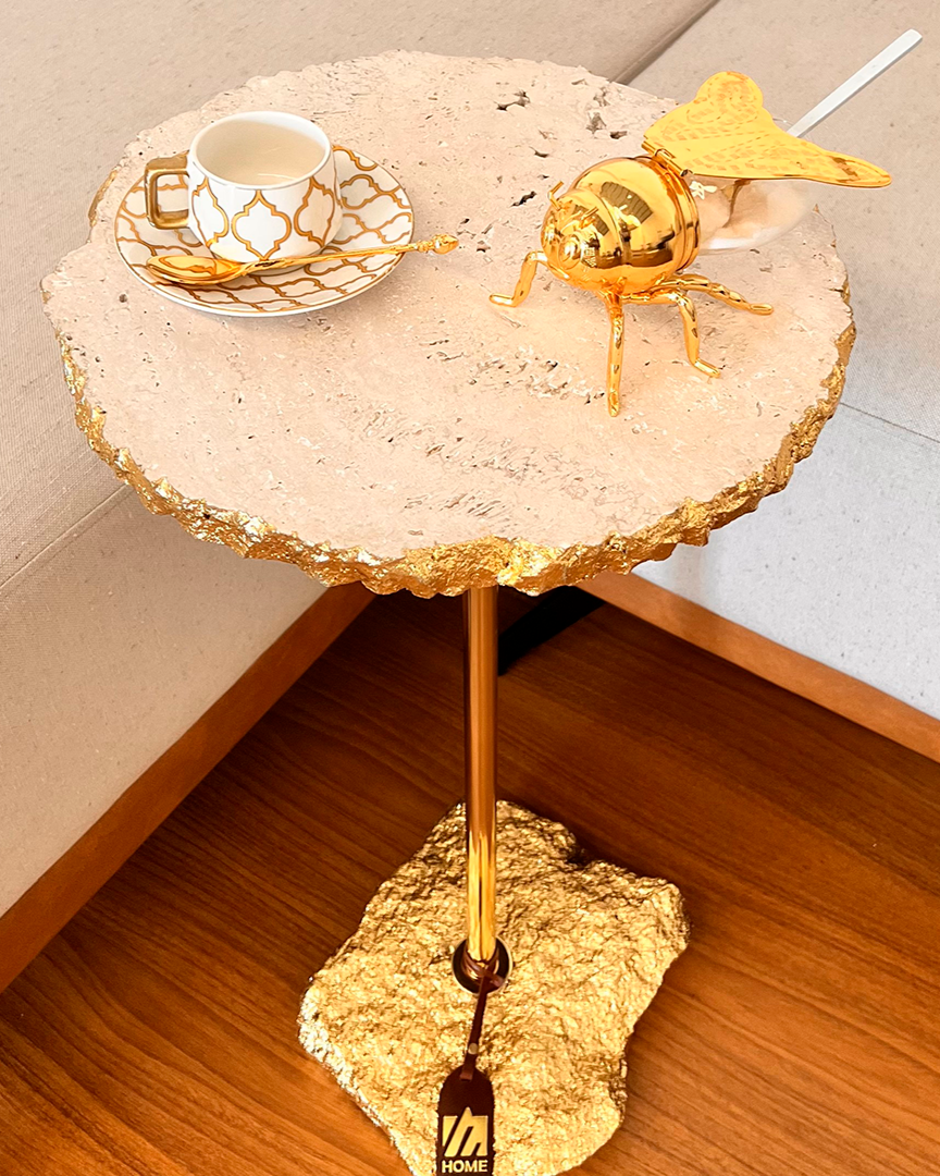 Mesa La Roca D'oro Edição Especial (Folha de Ouro Artesanal)