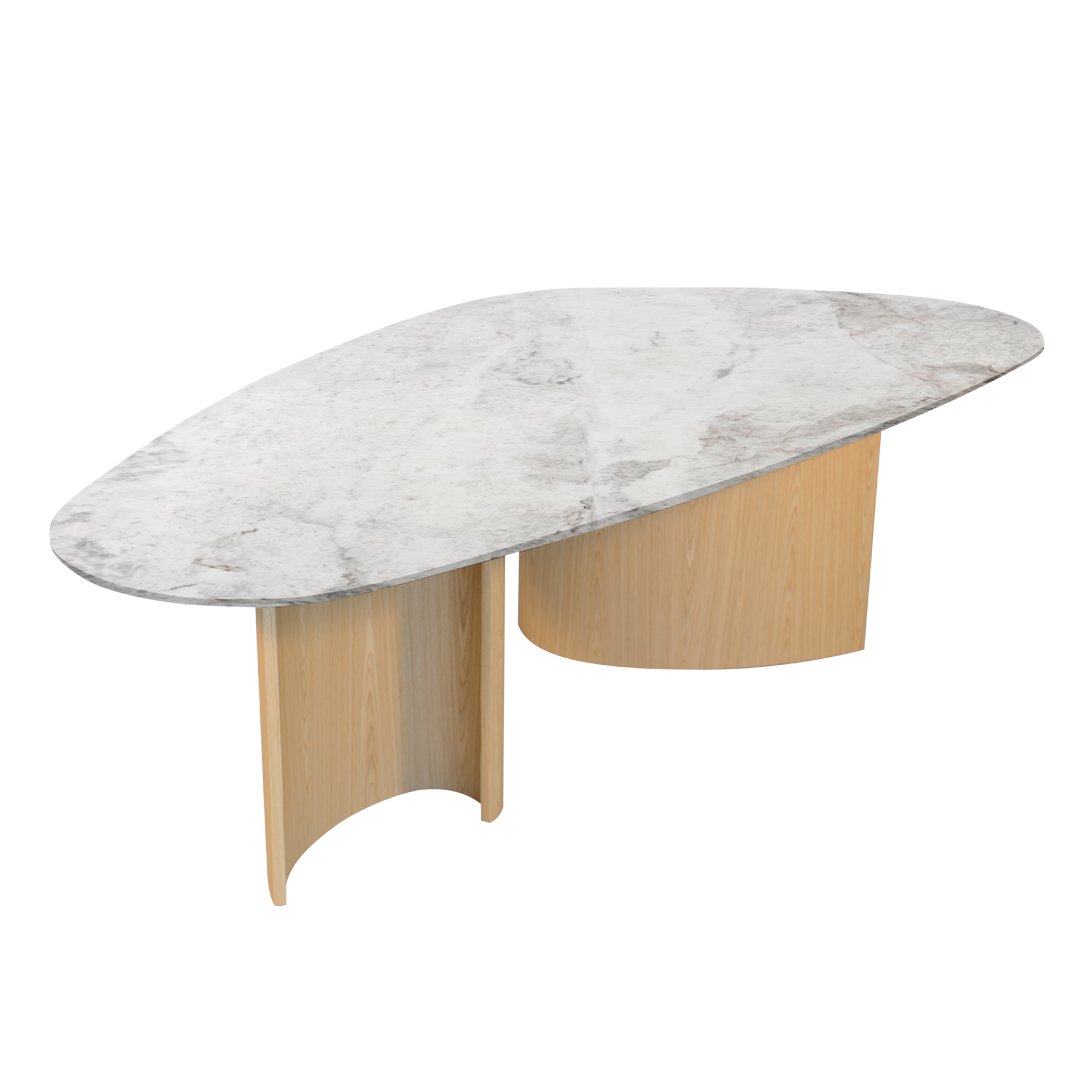 Mesa de Jantar Itália Mármore Calacatta