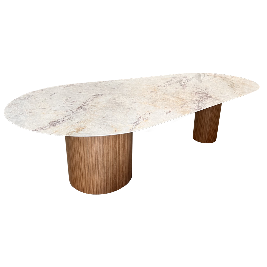 Mesa de Jantar Wine Quartzito Perla Vinhedo