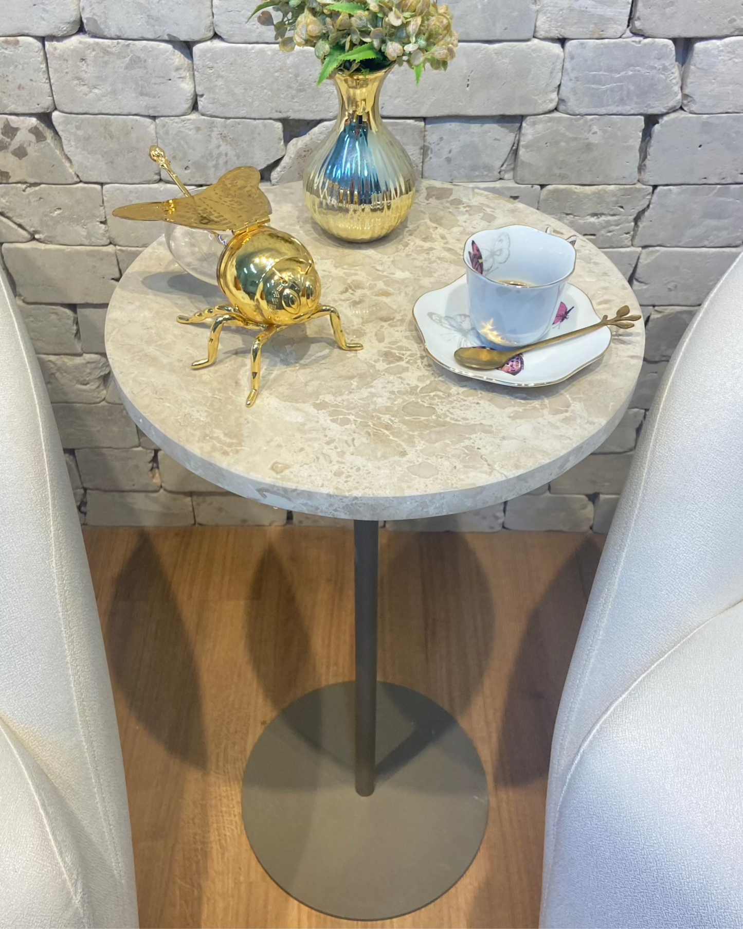 Mesa Zera Mármore Travertino Capuccino