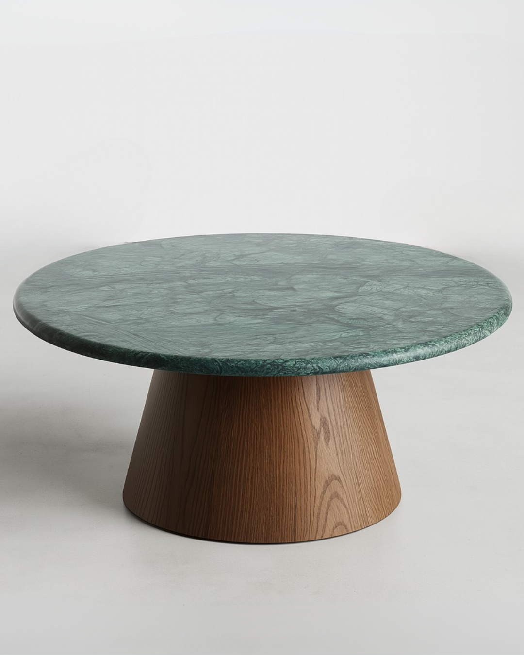 Mesa de Centro Malbec Mármore Verde Guatemala Levigado