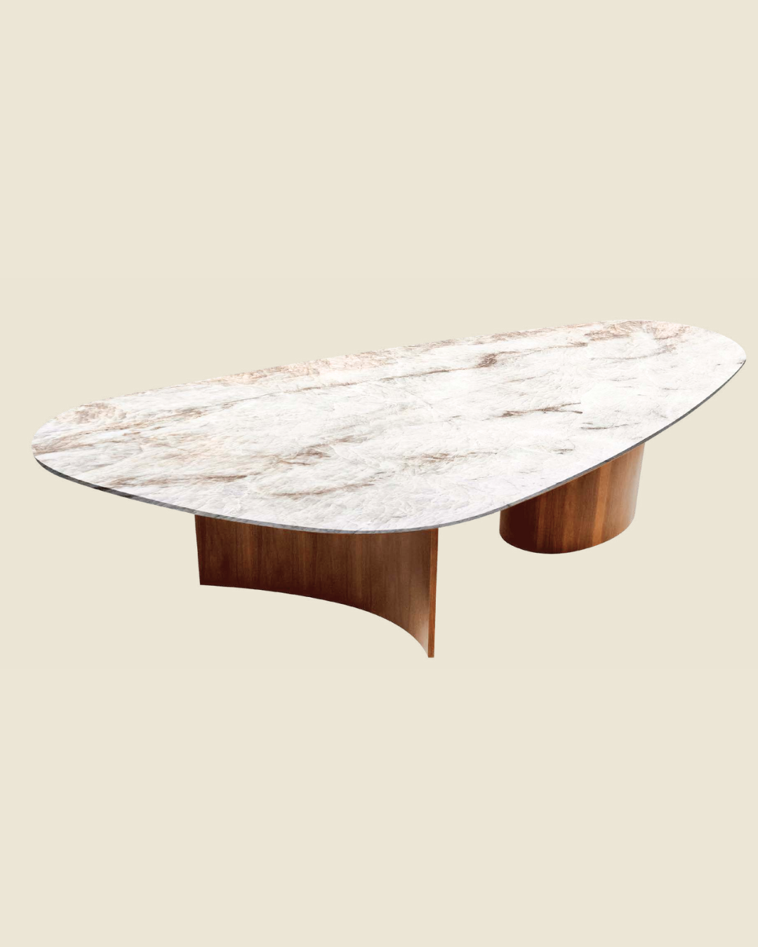 Mesa de Jantar Itália Quartzito Perla Santana