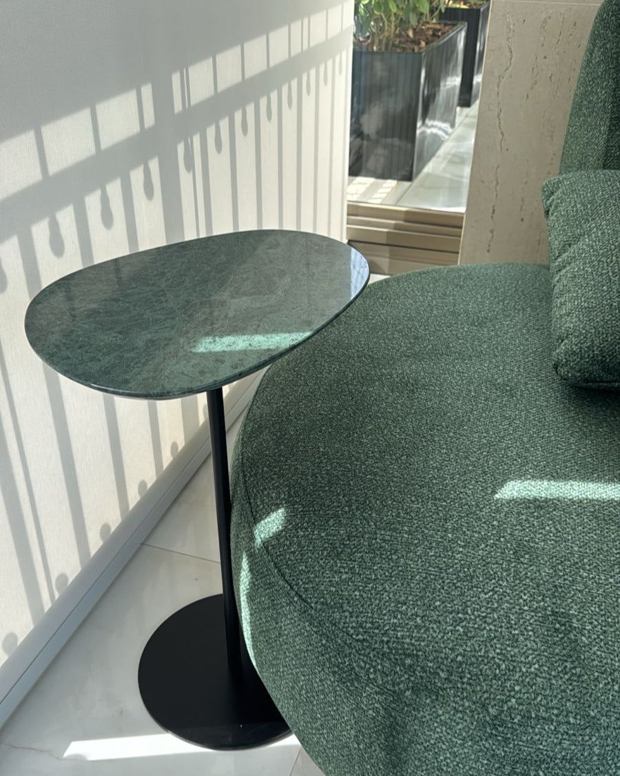 Mesa Tulipa Slim Mármore Verde Guatemala