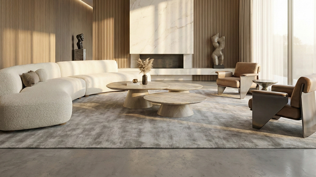 Mobiliários autorais em mármore e quartzito: do conceito à execução