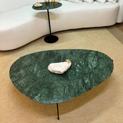 Mesa de Centro Versátille Mármore Verde Guateala