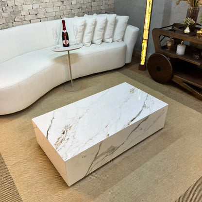 Mesa de Centro Rocca Porcelanato Calacatta