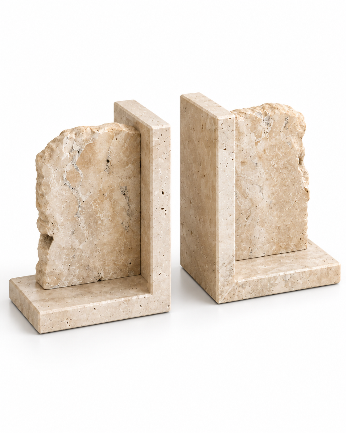 Suporte de Livros Essenza – Travertino Romano
