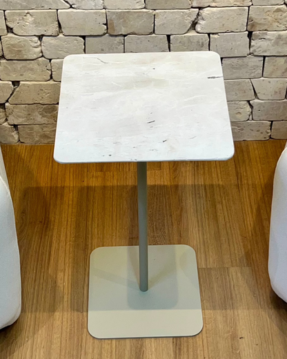 Mesa Quadratto Travertino Cappuccino