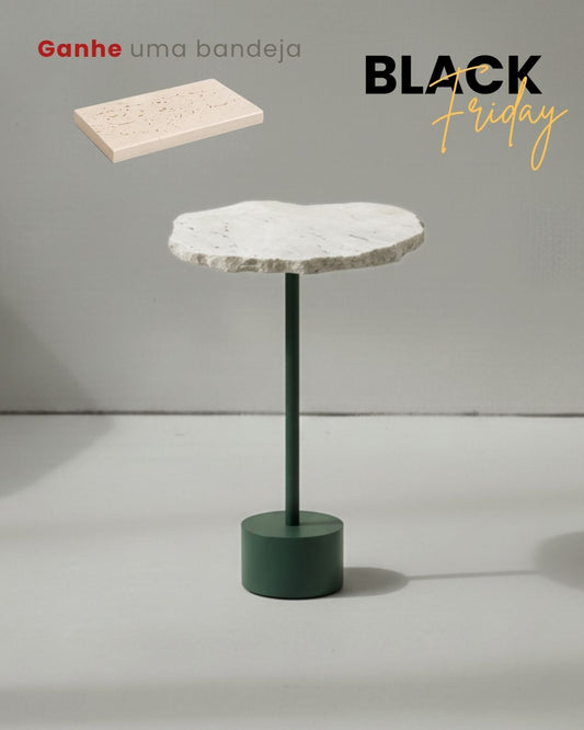 Mesa Orgânica Tempranillo Mármore Travertino White Cream