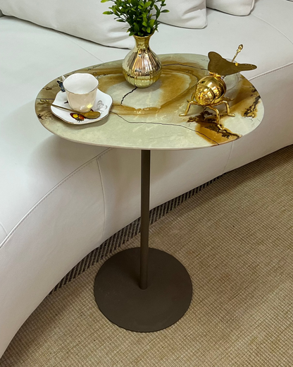 Mesa Tulipa Slim Quartzito Terracota Imperial