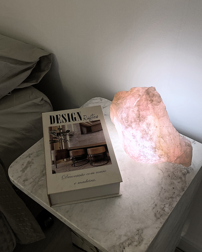 Luminária Quartzo Rosa