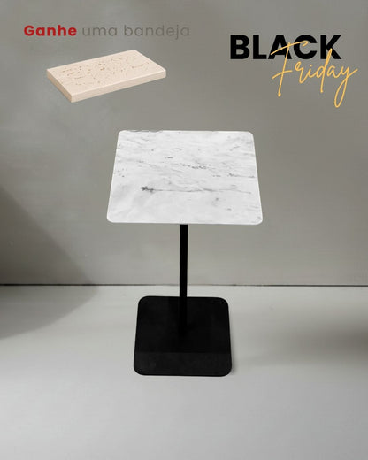 Mesa Quadratto Mármore Calacatta