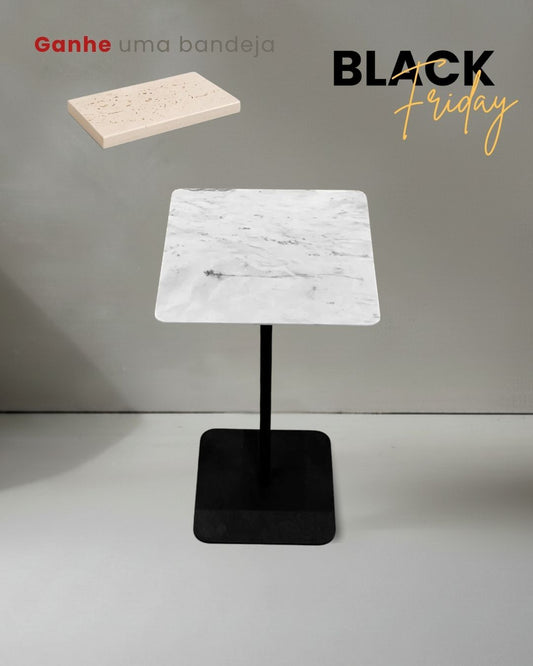 Mesa Quadratto Mármore Calacatta