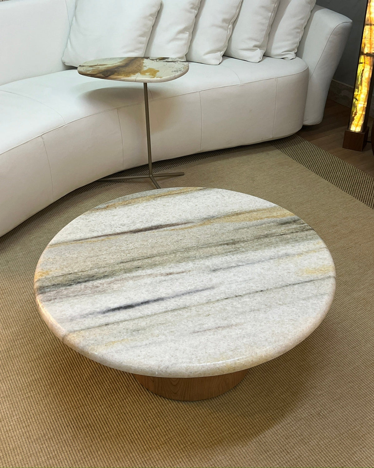 Mesa de Centro Malbec Mármore Savana