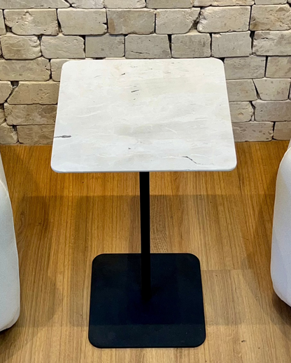 Mesa Quadratto Travertino Cappuccino