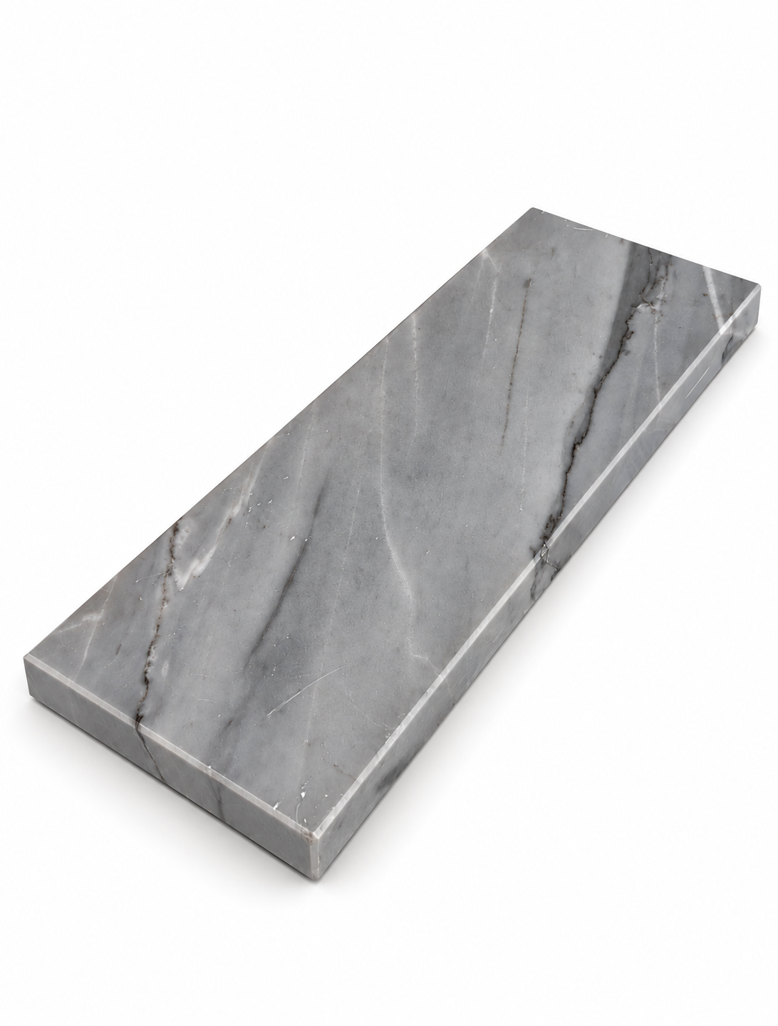 Bandeja em Mármore Grigio Vulcano- 30x12cm