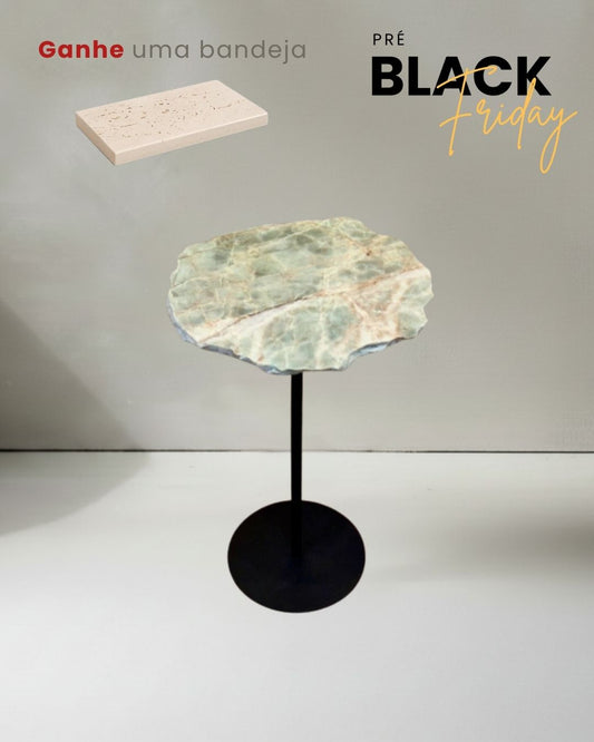 Mesa Orgânica Zera Quartzito Verde Esmeralda