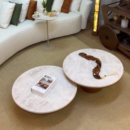 Mesa de Centro Casal Malbec White Cream
