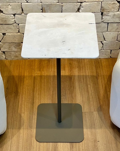 Mesa Quadratto Travertino Cappuccino