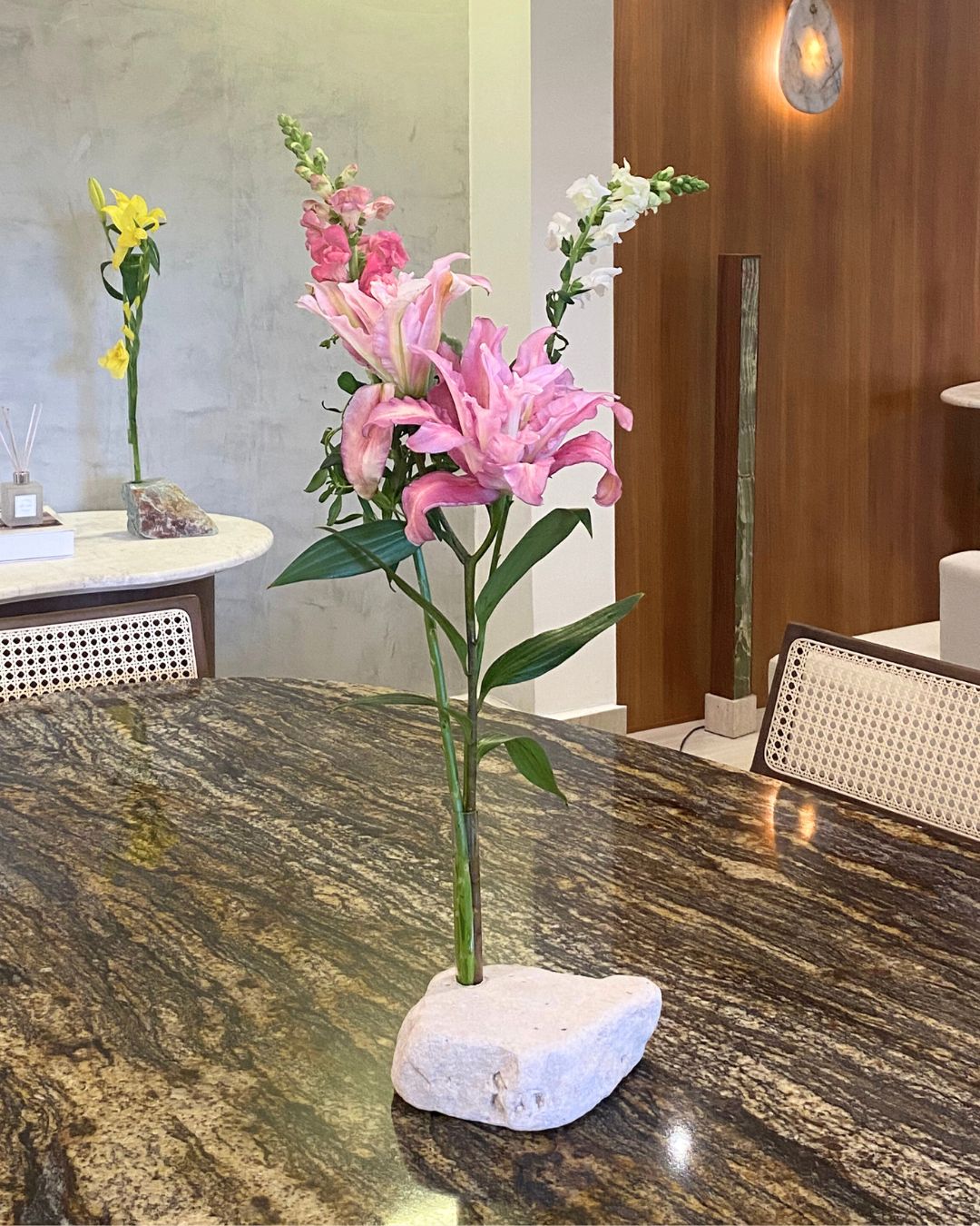 Pietra di Flor Mármore Travertino White Cream