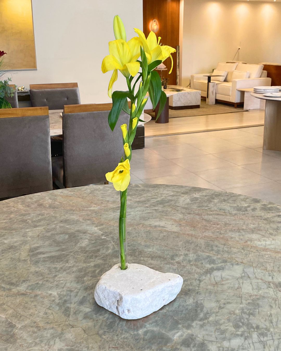 Pietra di Flor Mármore Travertino White Cream