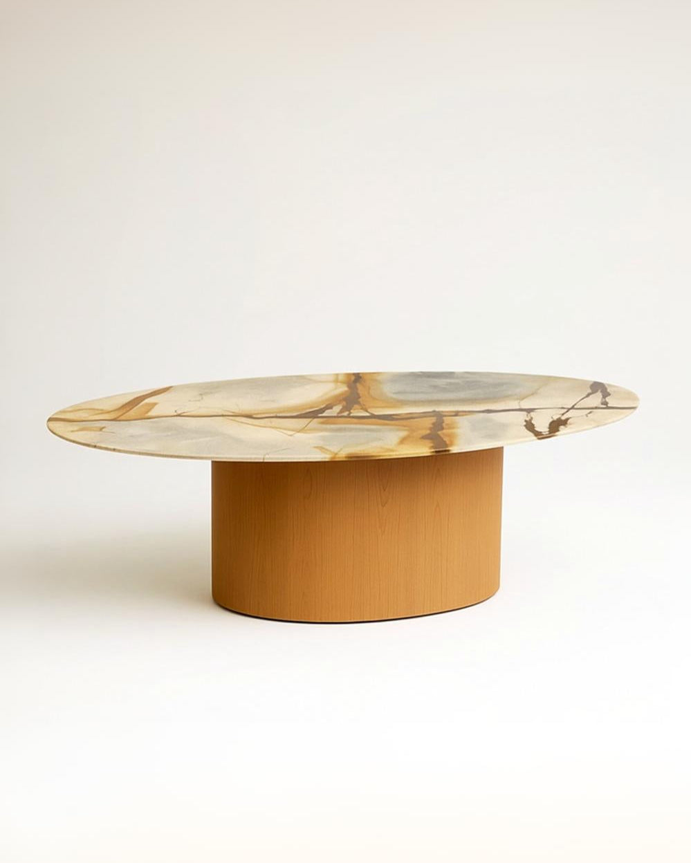 Mesa de Jantar Eleonora Quartzito Terracota Imperial