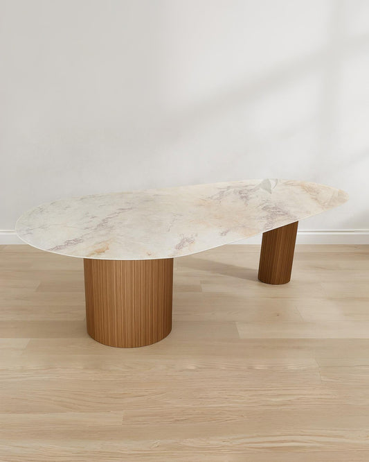 Mesa de Jantar Wine Quartzito Perla Vinhedo