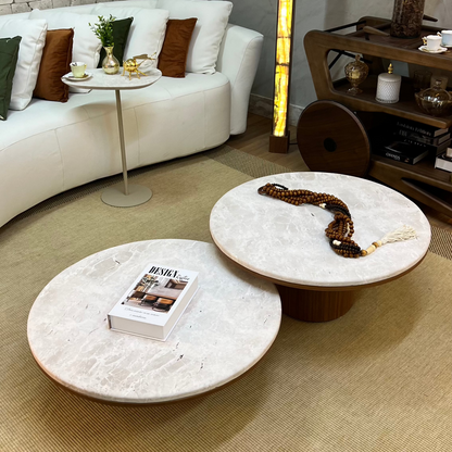 Mesa de Centro Casal Malbec White Cream