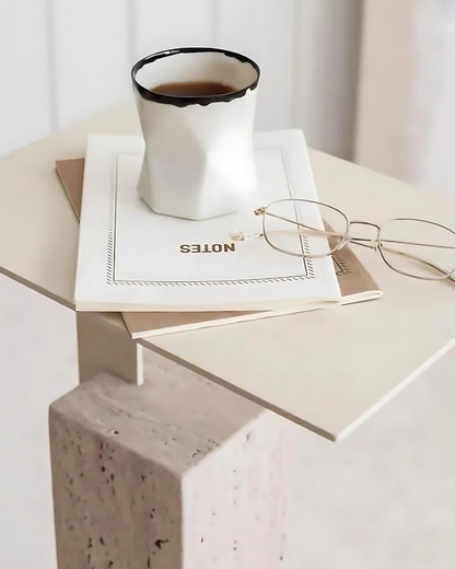 Mesa Merlot Mármore Travertino Romano