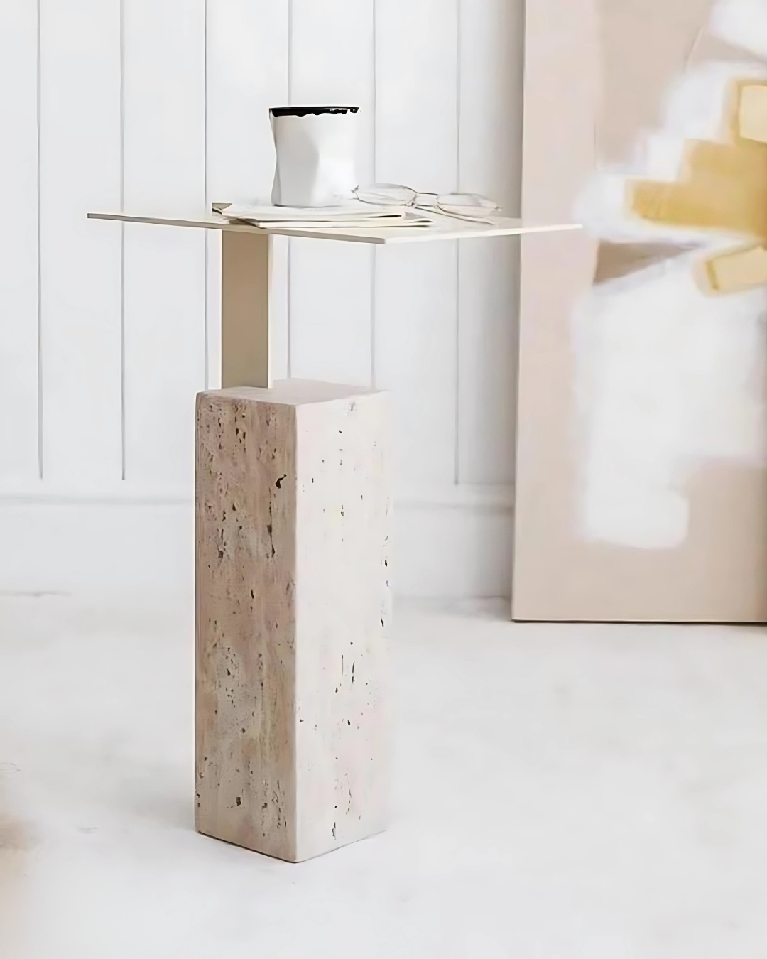 Mesa Merlot Mármore Travertino Romano