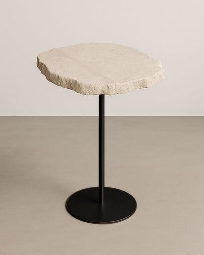Mesa Zera Orgânica Mármore Travertino Romano