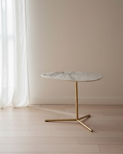 Mesa Flamingo Slim Mármore Calacatta Premium