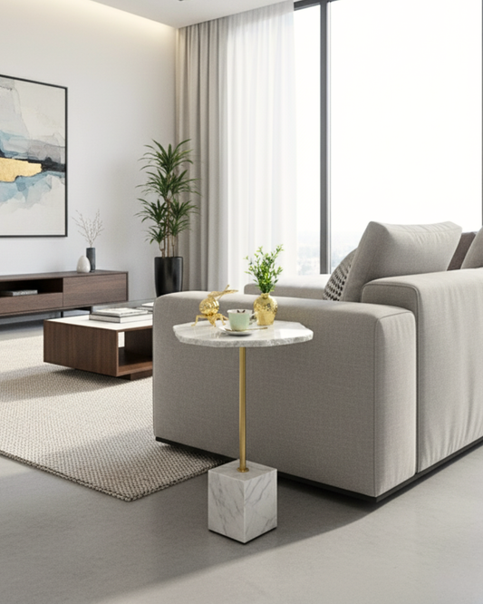 Mesa Malbec Orgânica Mármore Calacatta