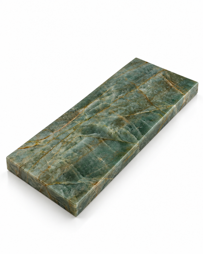 Bandeja em Quartzito Verde Esmeralda - 30x12cm