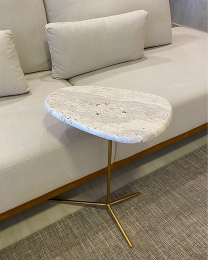 Mesa Flamingo Mármore Travertino Romano