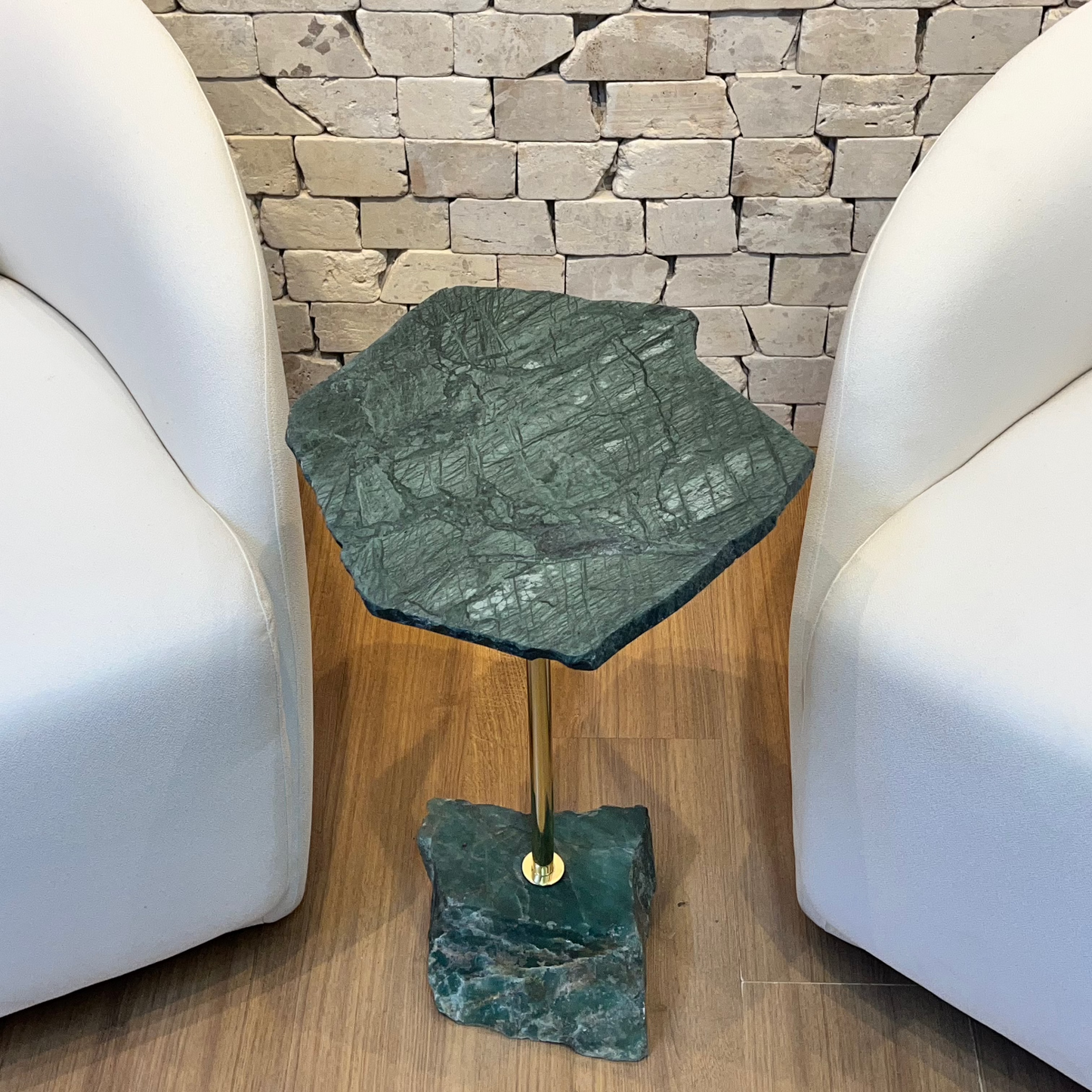 Mesa La Roca Mármore Verde Jade
