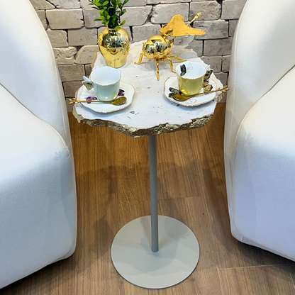 Mesa Zera Mármore Travertino Cappuccino