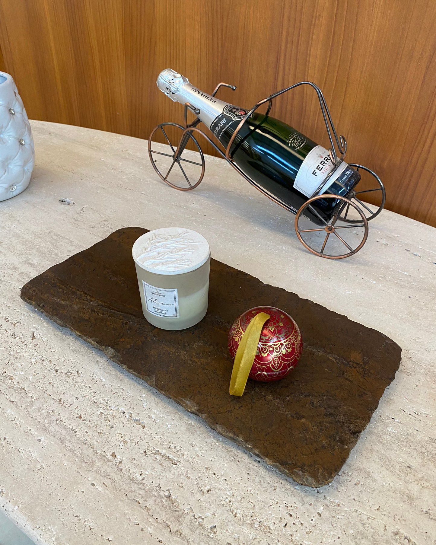 Bandeja Multifuncional Orgânica Quartzito Bronzite
