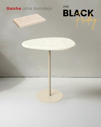 Mesa Tulipa Mármore Cappuccino