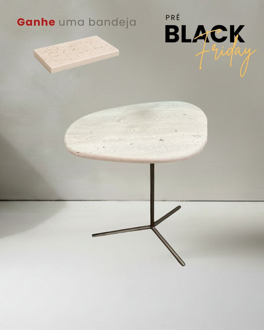 Mesa Flamingo Mármore Travertino Romano
