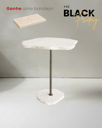 Mesa Orgânica Mármore Cappuccino